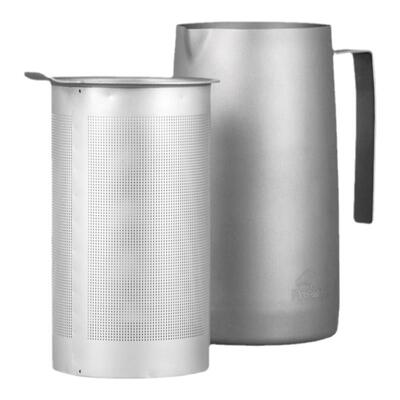 火枫般若泡茶器户外钛茶具钛合金钛壶FMP-T320轻量化野营野餐茶具