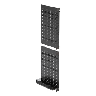 洞洞板高柜侧拉篮厨房橱柜窄柜夹缝阳台卫浴柜家政柜收纳置物改造