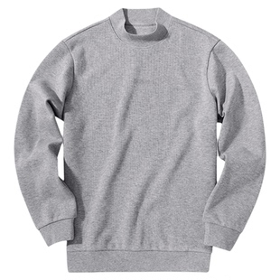 MrBu布先生小高领卫衣男款立体印花长袖t恤春秋正肩上衣KT01910