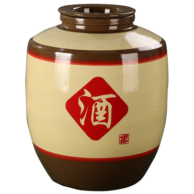 加厚老式土陶密封泡酒坛子