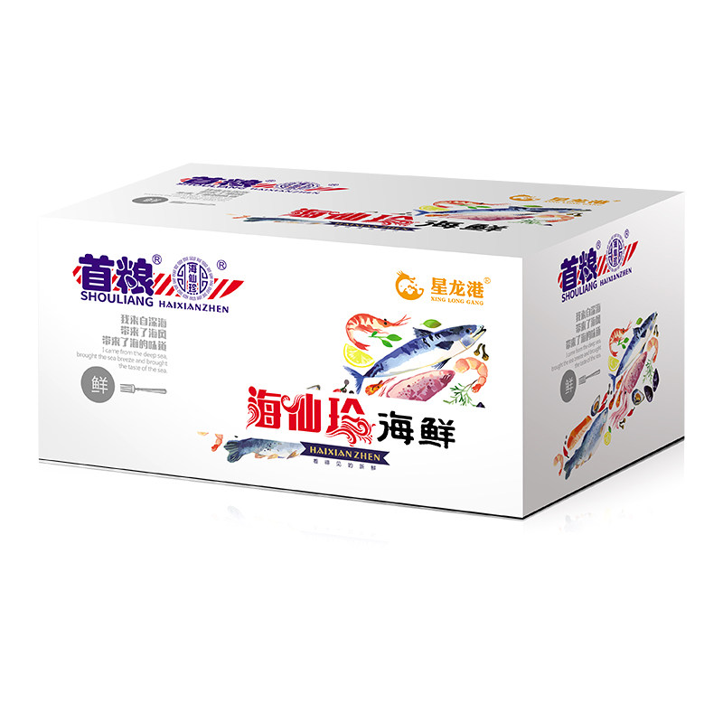 首粮海鲜礼盒1088型大礼包