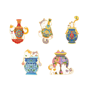 故宫淘宝|故宫猫系列冰箱贴趣味可动博物馆文创生日礼物伴手礼