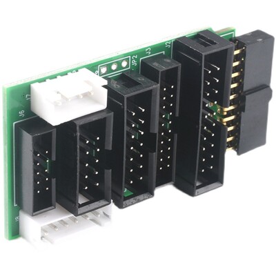 多功能转接板 支持jtag link v8 v9 ulink2 st linkarm stm32