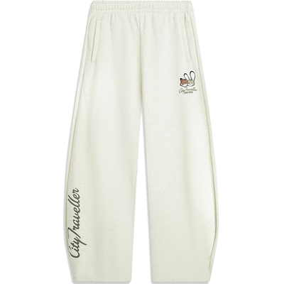 LI-NING李宁女子宽松休闲时尚香蕉裤运动长裤AKLV846-5