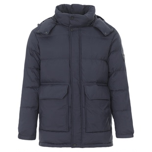 布兰施冬季男士长款羽绒服新款休闲保暖加厚加绒工装外套男款