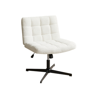 顾家家居家用电脑椅久坐舒适书房书桌椅子卧室奶油风化妆椅梳妆椅