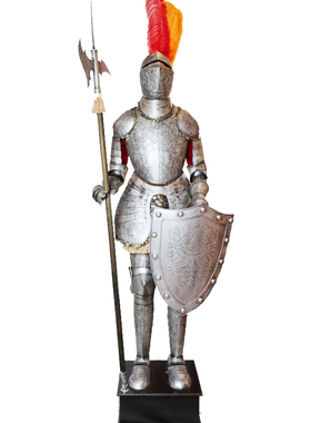 盔甲欧洲中世纪武士西餐厅摆件