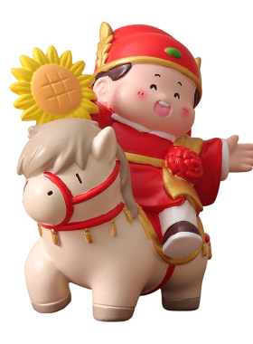 金榜题名状元郎励志小摆件礼物