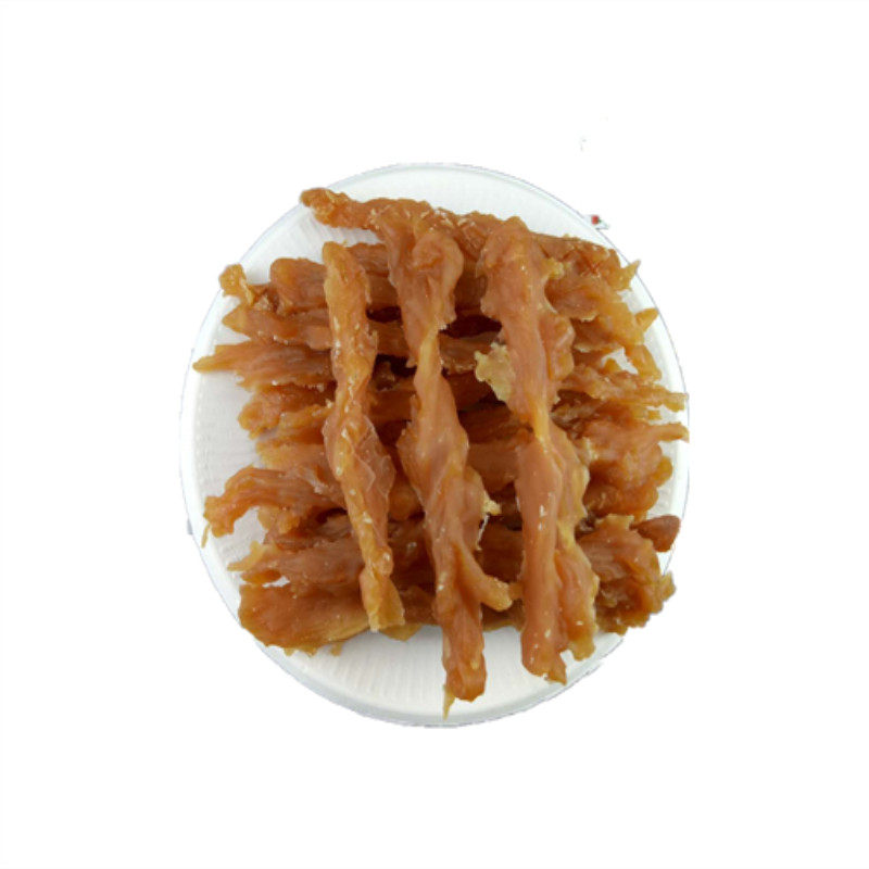 包邮狗零食鸡肉拧丝训练