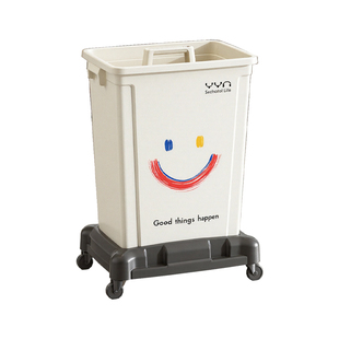 2025新款手推清洁车收餐车幼儿园教室家用厨房带轮商用移动小推车