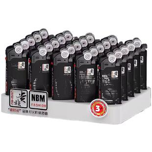 诺曼贵族充气打火机 塑料明火砂轮火石 家用创意个性彩图定制广告