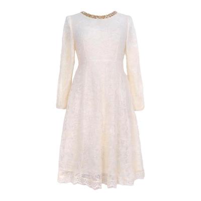 辣妈起义大码连衣裙法式重工打底