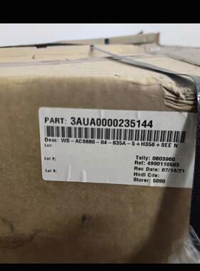 议价[库存余货全新]ABB变频器ACS880-04-635A-5H356SEE N 原装现
