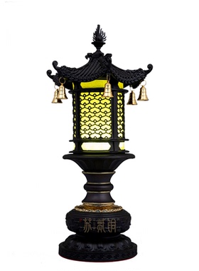 LED复古圆柱宫灯佛堂长明灯