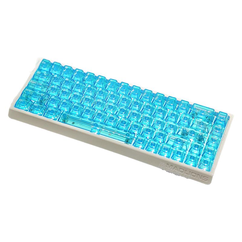 Made68夏威夷雪山蓝色冰川透明键帽PBT热升华PC原厂适ACE68/win60