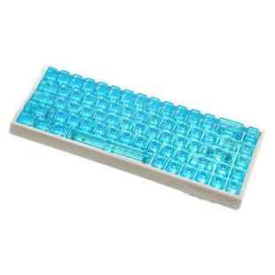 Made68夏威夷雪山蓝色冰川透明键帽PBT热升华PC原厂适ACE68/win60