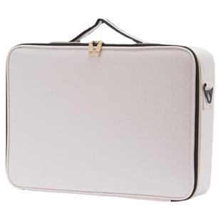 高级感鳄鱼纹化妆包女跟妆师便携手提拉链纹绣工具收纳盒家用旅行