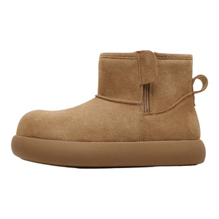 两点浪漫2025冬新加厚保暖雪地靴男女东北户外防滑厚底增高大棉鞋