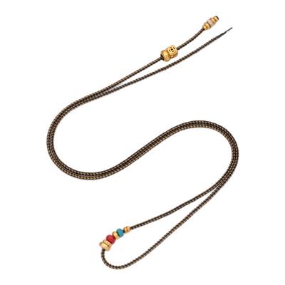 九洲造物1.5mm天珠挂绳diy