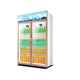新飞展示柜双开门冷藏柜超市陈列商用饮料水果保鲜柜单门立式冰柜