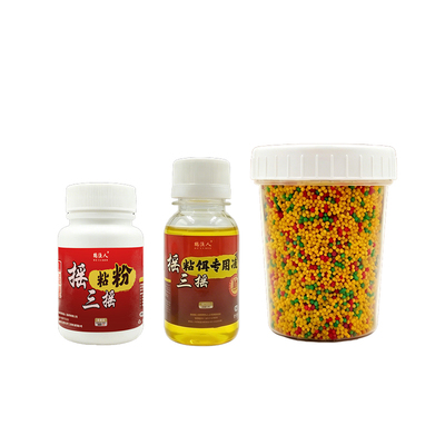 摇三摇粘粉野钓鲫鱼饵全套