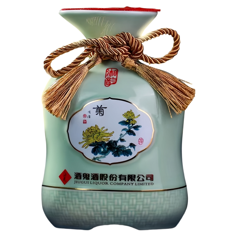 酒鬼酒湘韵梅兰竹菊52度白酒礼盒