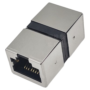 rj45连接器8P8C网络插座一体双头网口28.8x15.8x13.2mm镀金15U