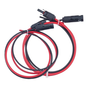 太阳能光伏延长线4平方MC4连接器公母6平方2.5组件直流专用光伏板