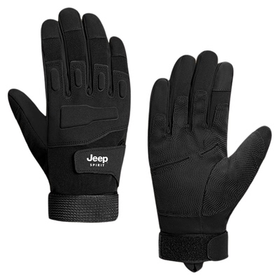 jeep冬季户外骑车保暖战术手套男