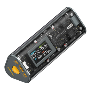 [国家3C安全认证]闪极赛博棱镜两万四毫安充电宝快充透明超级移动电源140W适用于苹果17小米华为手机平板专用