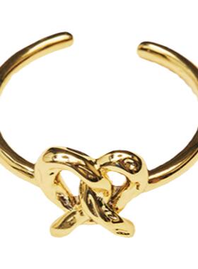 Comelico女925银碱水结戒指纯银