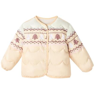 笛莎官方旗舰店女童轻薄羽绒服