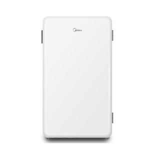 美的93升小型单门宿舍家用一级节能官方复古迷你母婴美妆客厅冰箱