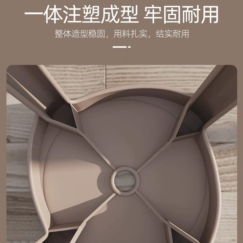家用凳子加厚塑料可叠放餐桌简约高圆凳摞凳子椅子叠板凳风车胶凳