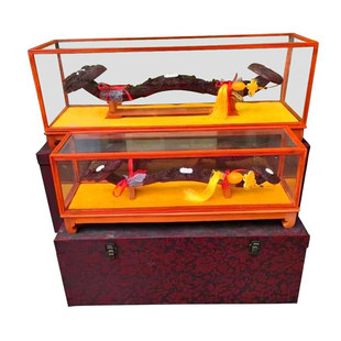 红木大红酸枝木雕小叶紫檀如意摆件实木玄关客厅装饰崖柏手工礼品