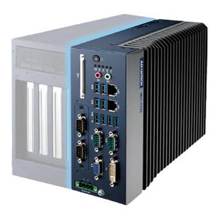 研华工控机MIC-7700H/i3 I5 i7第六七代紧凑型无风扇计算机电脑