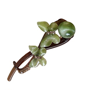 夏天简约蝴蝶扭扭夹发夹女2025新款高端后脑勺发量少盘发夹子头饰