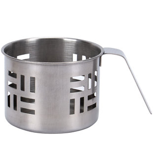 防风杯小火锅配件不锈钢防烫杯托酒精油盒户外挡风炉燃料把手烧杯