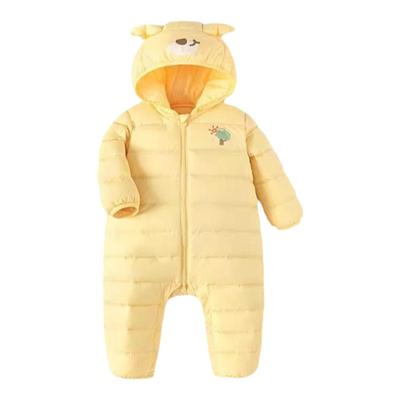 折扣正品婴儿羽绒服冬季连体衣男童女童冬装宝宝抱衣2024新款爬服