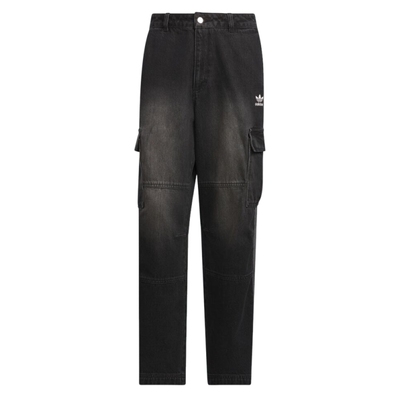 滔搏adidas阿迪达斯三叶草男子经典舒适大口袋牛仔长裤KS5978