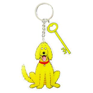 牛津树kipper儿童亚克力钥匙扣挂件卡通小学生挂链儿童奖励小礼物