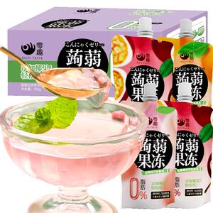 零趣蒟蒻果冻果汁布丁