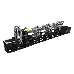 宇星模王旗舰店积木GBC流水线小球轨道对数计球器积木玩具拼装