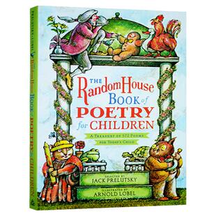 兰登儿童插画诗歌集 英文原版 The Random House Book of Poetry for Children 青蛙和蟾蜍插画家 Arnold Lobel 进口英语书籍