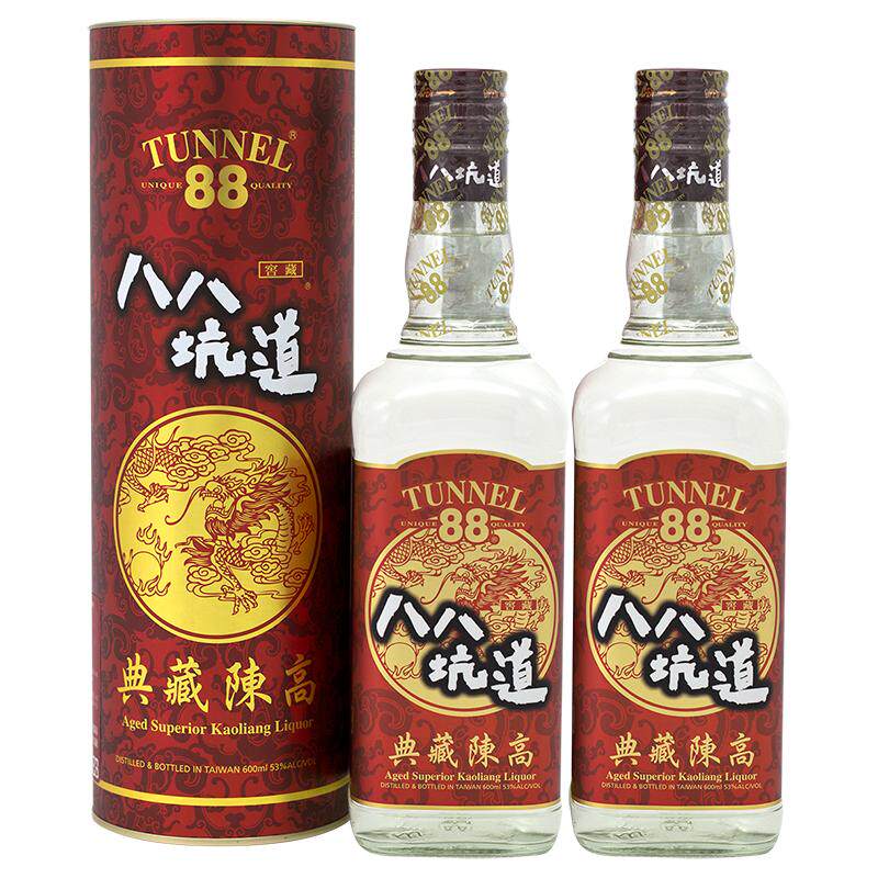 2021年台湾原装八八坑道53度白酒