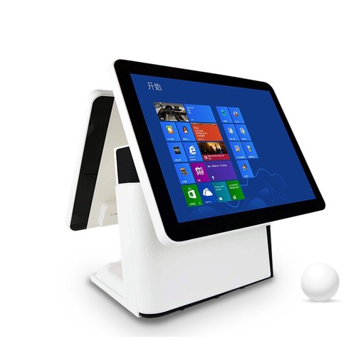 批发供应双15.6寸收银机 触摸屏收款机奶茶西餐咖啡餐饮一体机