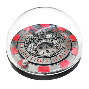 FUN HO /半球数字幸运骰子金属陀螺决策神器旋转精密桌面解闷玩具