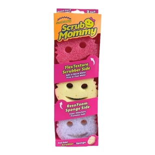 Scrub Mommy擦洗妈咪海绵擦双面魔力擦洗碗神器不伤涂层感温海绵