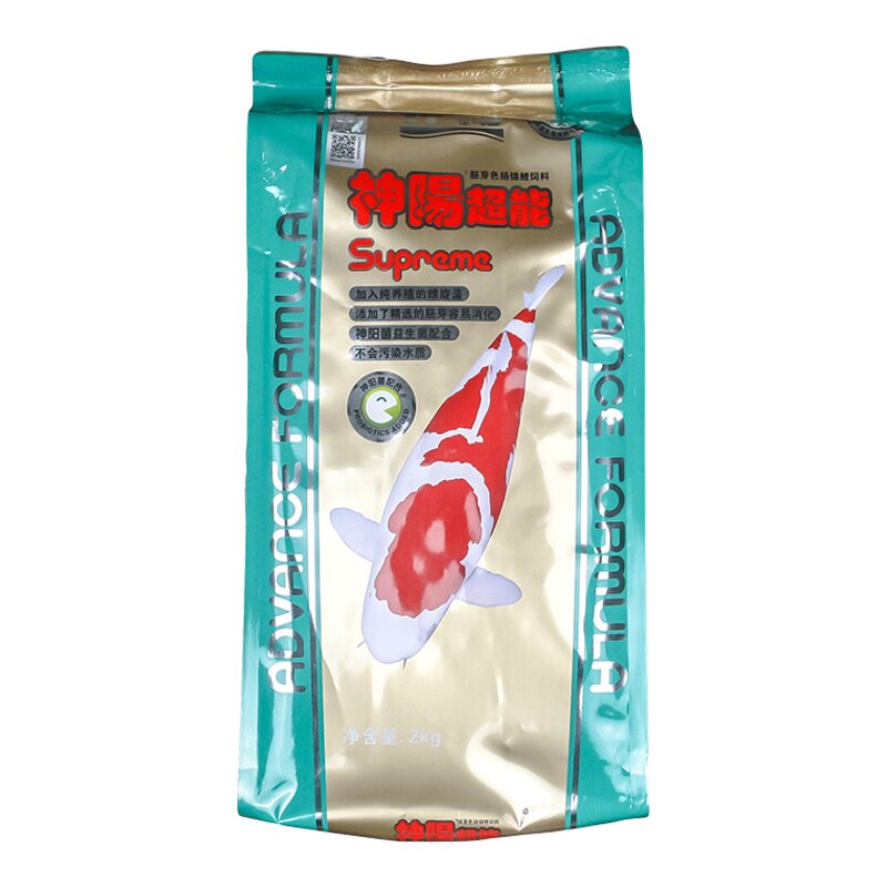 神阳锦鲤鱼饲料鱼食增色不浑水鱼食料观赏金鱼锦鲤鱼粮鱼料2KG5KG