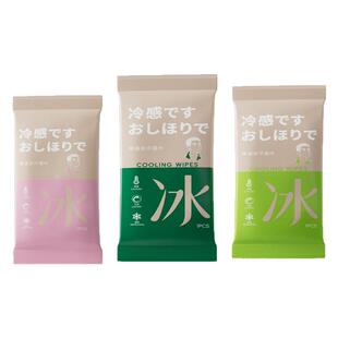 冷感降温湿巾冰巾去汗薄荷清凉除汗湿巾运动擦脸提神挂脖吸汗纸巾